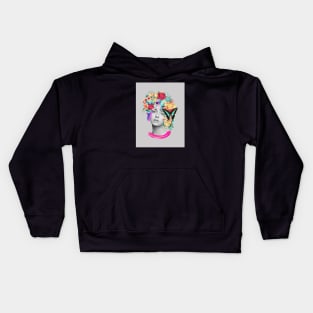 The girl and the butterfly Kids Hoodie